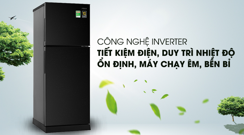 Tủ lạnh Aqua Inverter 186 lít AQR-T219FA(PB)