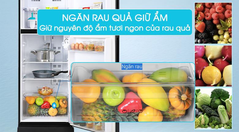 Tủ lạnh Aqua Inverter 186 lít AQR-T219FA(PB)