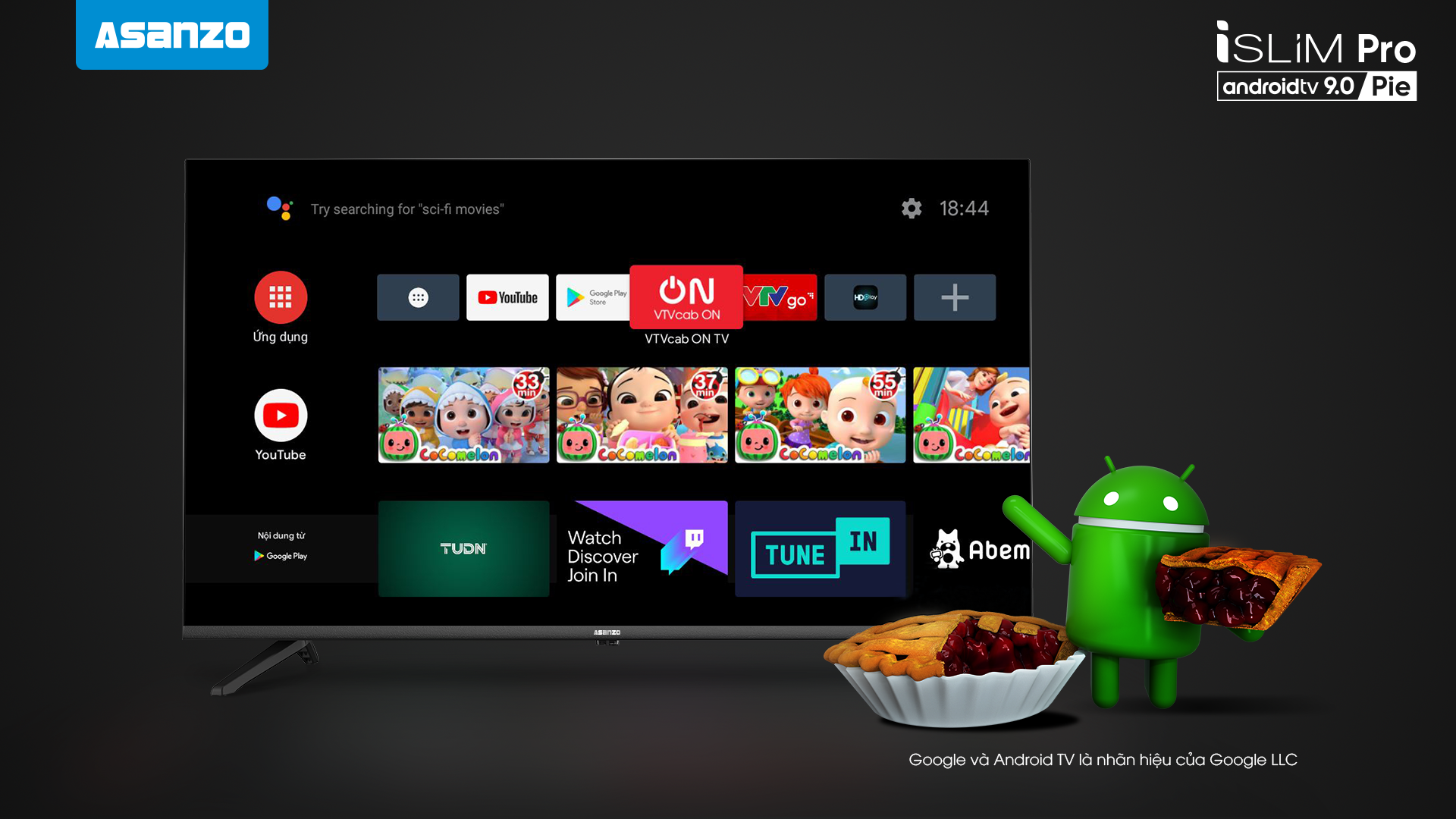Smart Tivi Asanzo iSlim Pro 43 Inch Model 43S51