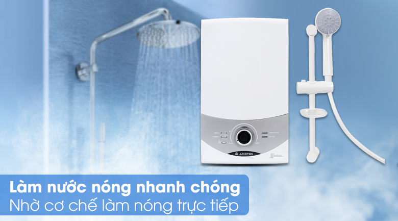 Máy nước nóng trực tiếp Ariston 4500W Aures SM45PE SBS VN