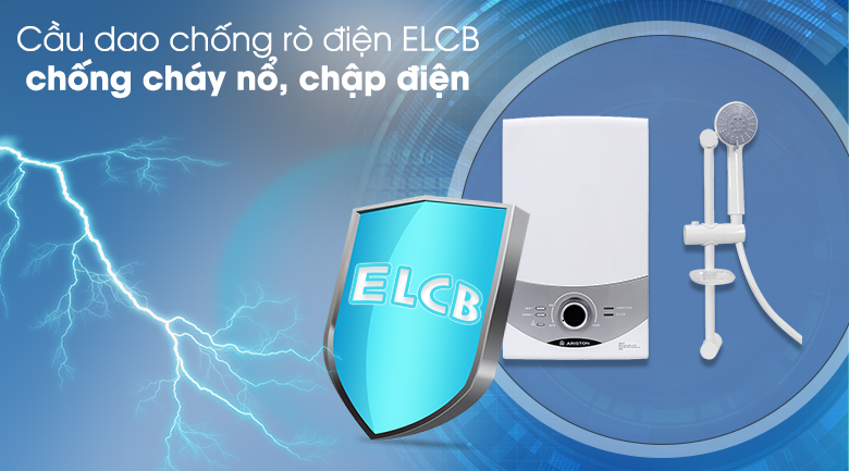 Máy nước nóng trực tiếp Ariston 4500W Aures SM45PE SBS VN