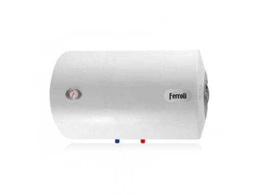 Bình nóng lạnh gián tiếp Ferroli chống giật Aqua 50 lít ngang
