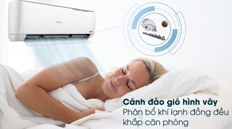 Máy lạnh 2 chiều Casper Inverter 1 HP GH-09TL32