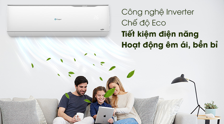 Máy lạnh 2 chiều Casper Inverter 1 HP GH-09TL32