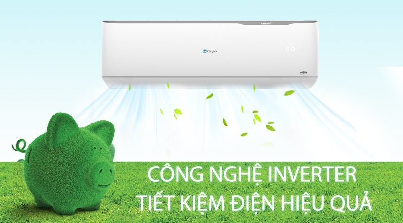Máy lạnh 2 chiều Casper Inverter 1.5 HP GH-12TL32