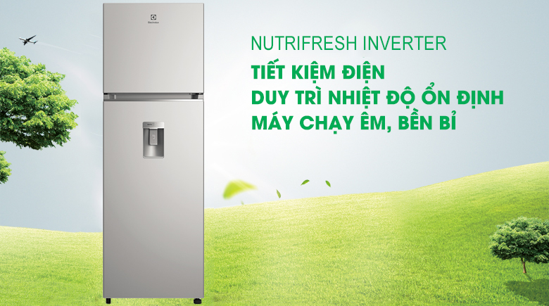 Tủ lạnh Electrolux Inverter 341 lít ETB3740K-A