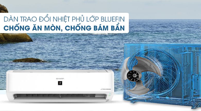 Máy lạnh Sharp Inverter 1.5 HP AH-XP13YHW 