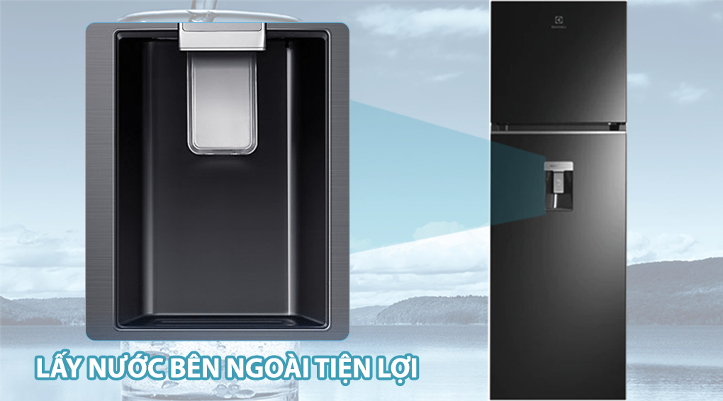 Tủ lạnh Electrolux Inverter 341 lít ETB3760K-H