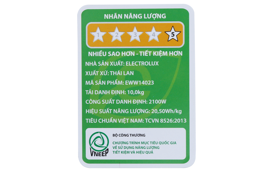 Máy giặt sấy Electrolux Inverter 10 kg EWW14023