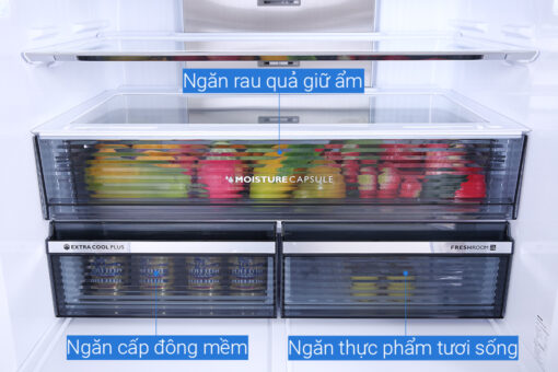 Tủ lạnh Sharp SJ-FXP600VG-BK Inverter 525 lít