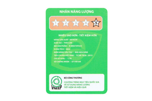 Tủ lạnh Hitachi Inverter 382 lít R-WB475PGV2 GBW