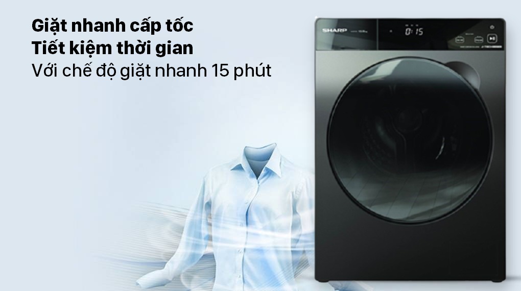 Máy giặt Sharp Inverter 9.5 Kg ES-FK954SV-G