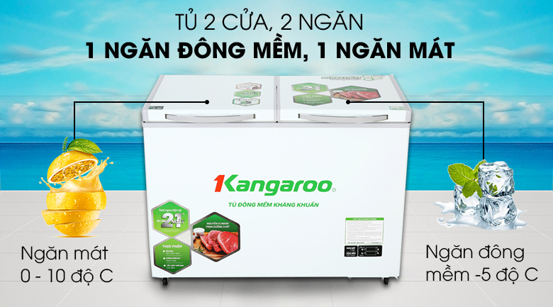 Tủ đông mềm Kangaroo 212 lít KG 328DM2
