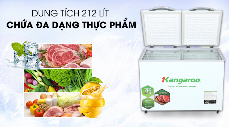 Tủ đông mềm Kangaroo 212 lít KG 328DM2