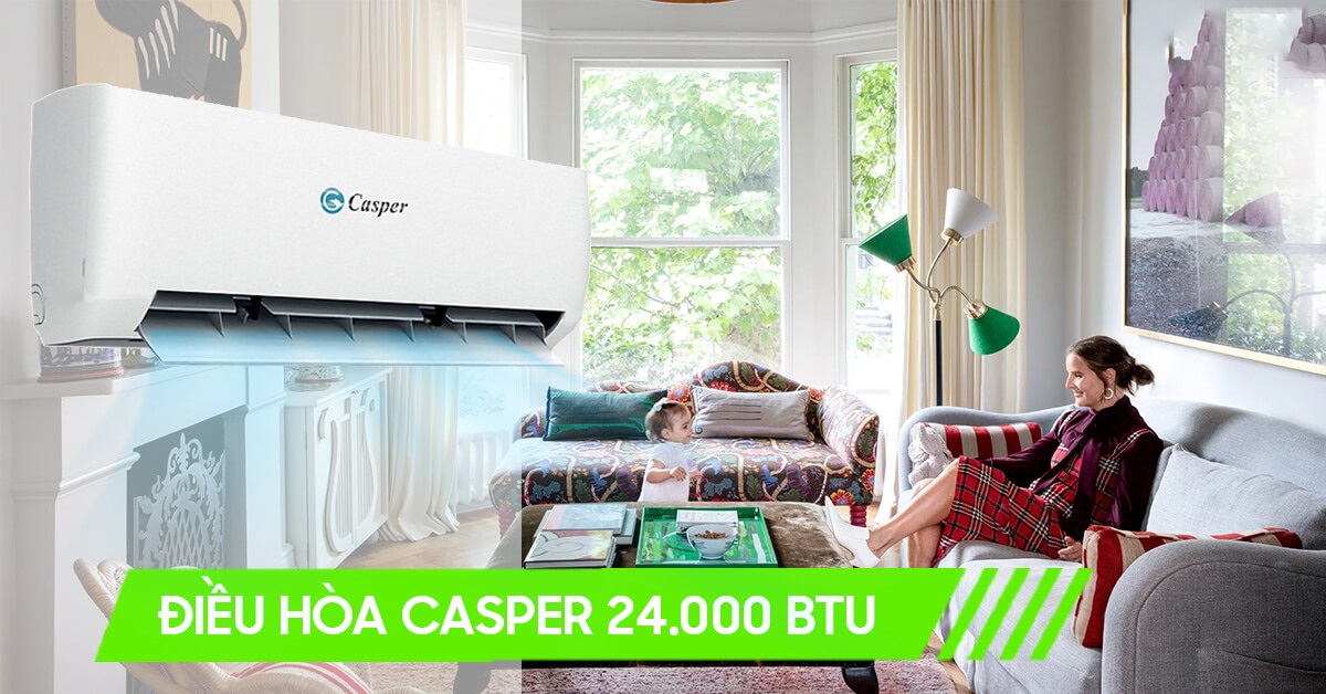 Điều Hòa Casper 24000Btu 1 Chiều LC-24FS32