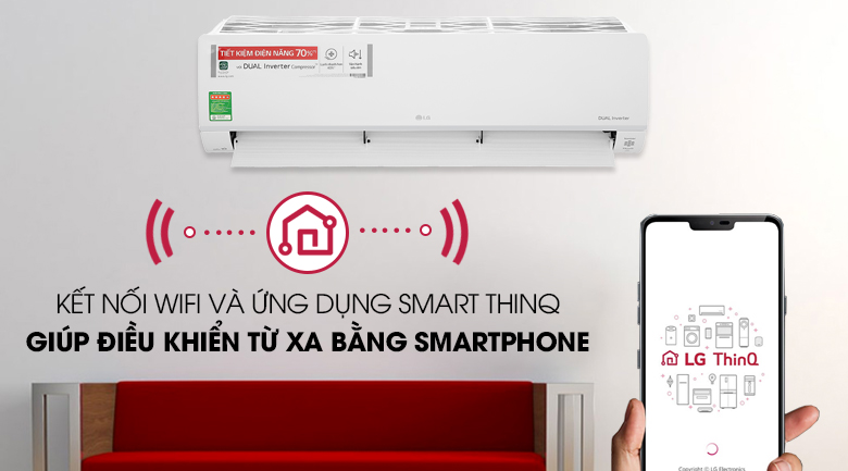 Máy lạnh LG Inverter 2 HP V18API1