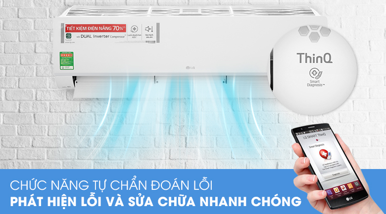 Máy lạnh LG Inverter 2 HP V18API1