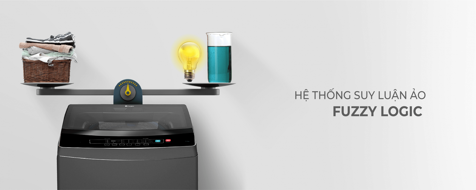 Máy giặt Casper 9.5kg WT-95N68BGA