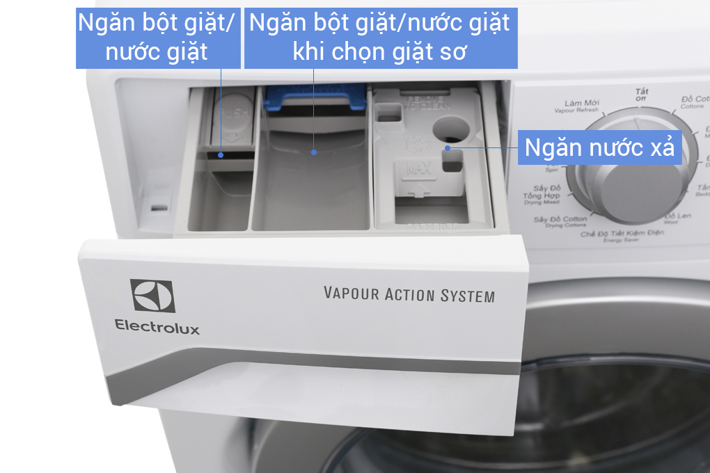 Máy giặt sấy Electrolux Inverter 8 kg EWW12853