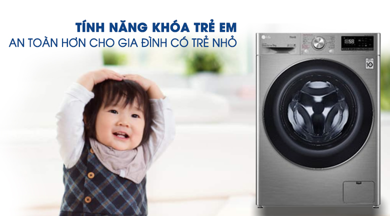 Máy giặt LG Inverter 9 kg FV1409S2V