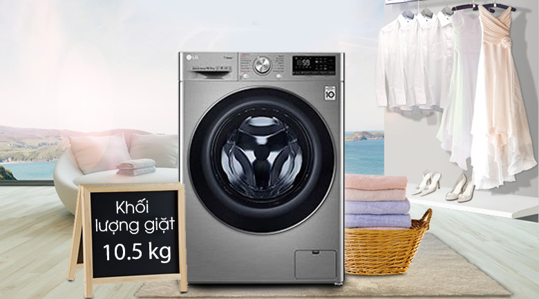 Máy giặt LG Inverter 10.5 kg FV1450S3V