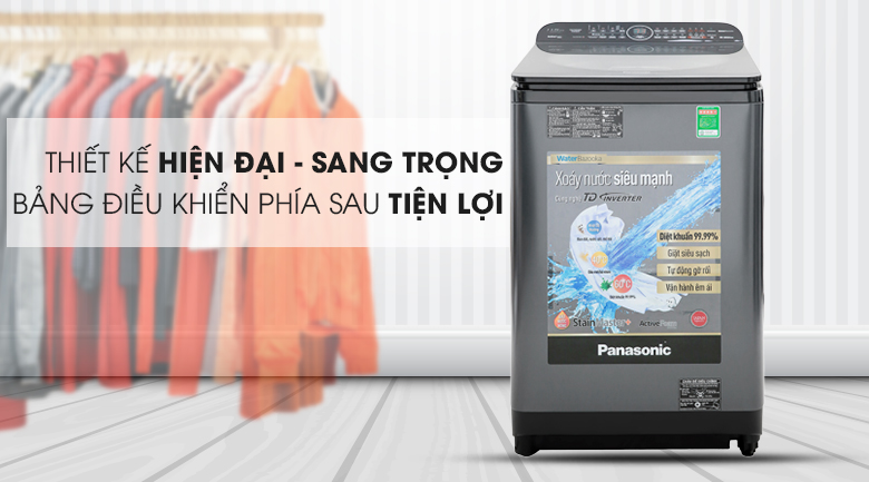 Máy giặt Panasonic 11.5 Kg Inverter NA-FD11VR1BV có thiết kế đẹp