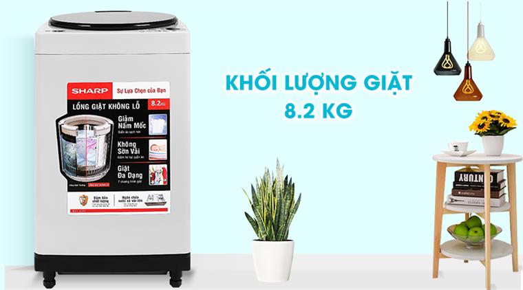 Máy giặt Sharp 8.2Kg ES-W82GV-H