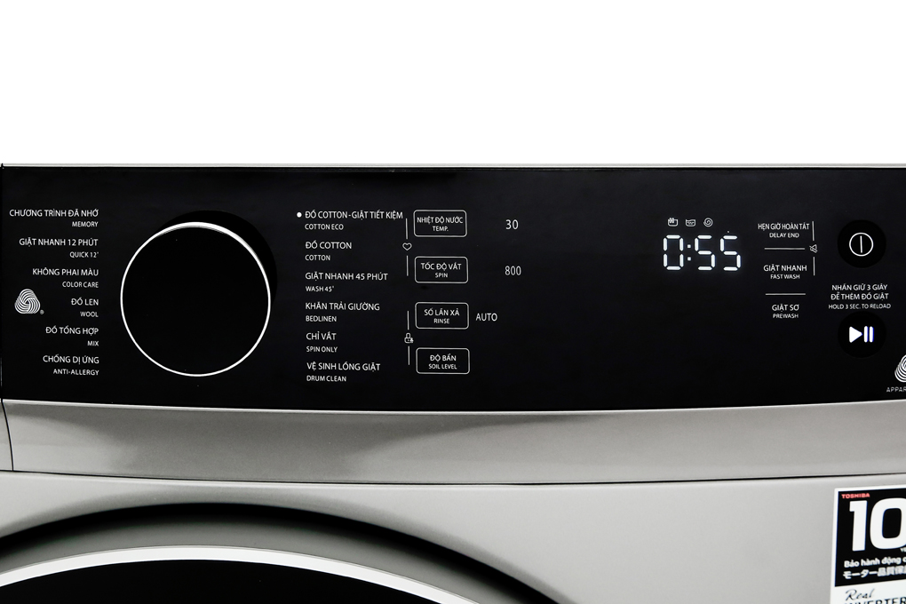 Máy giặt Toshiba Inverter 8.5 kg TW-BH95M4V SK