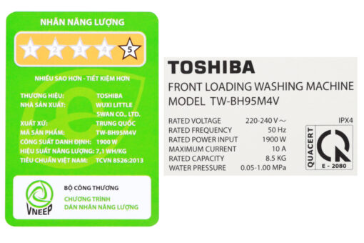 Máy giặt Toshiba Inverter 8.5 kg TW-BH95M4V(WK)