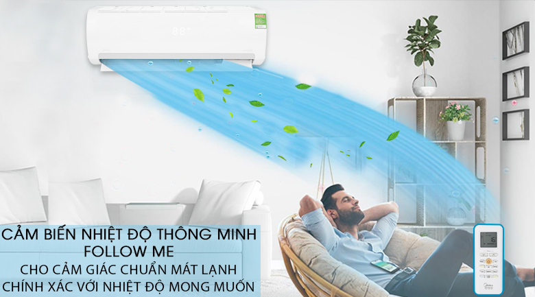 Máy lạnh Midea Inverter 2 HP MSMAIII-18CRDN1