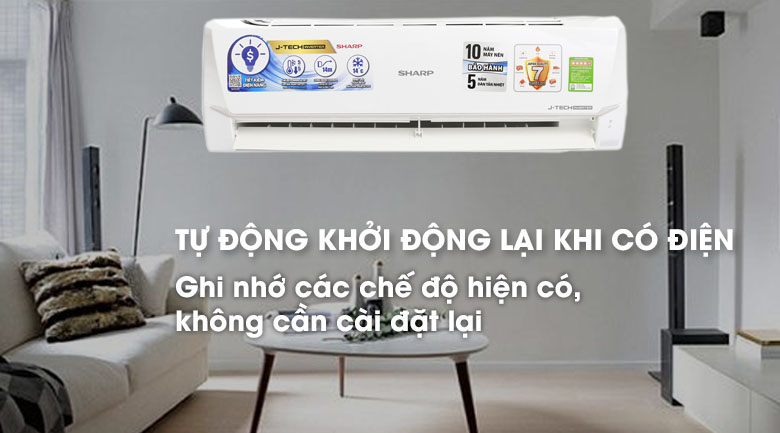 Máy lạnh Sharp Inverter 1.5 HP AH-X12VEW