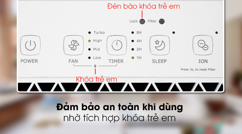 Máy lọc không khí Midea KJ20FE-BD