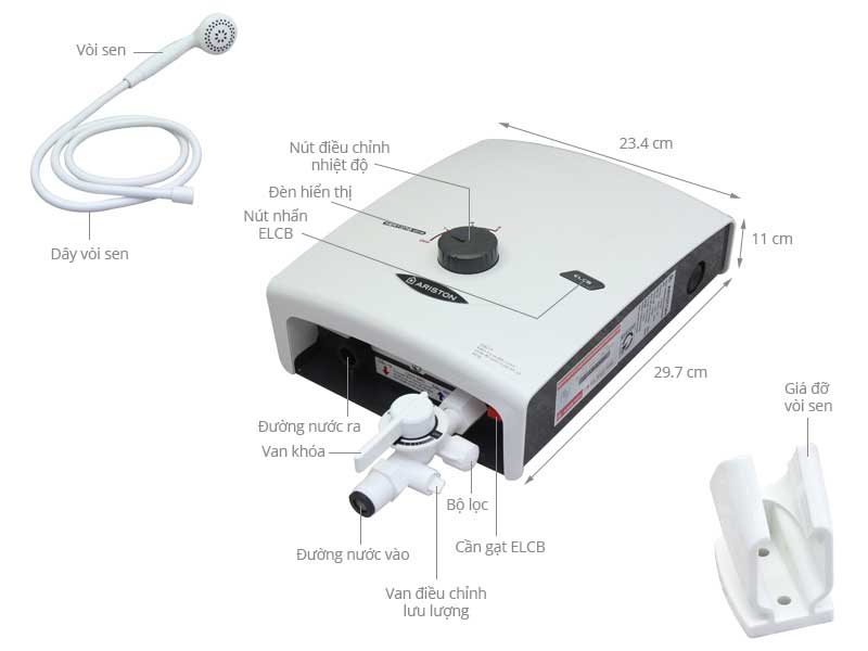 Máy Nước Nóng Trực Tiếp SM35PE SBS VN