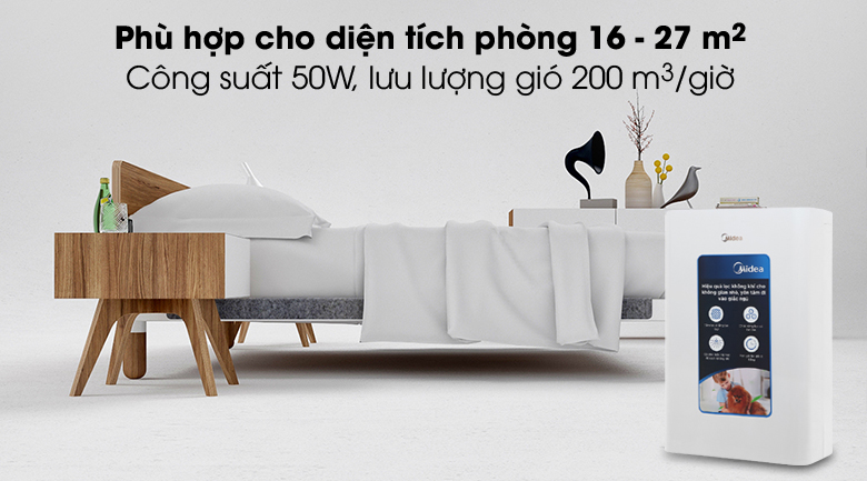 Máy lọc không khí Midea MAP-200GD41
