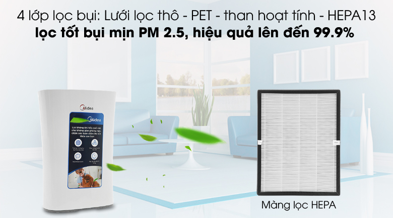 Máy lọc không khí Midea MAP-210GC46