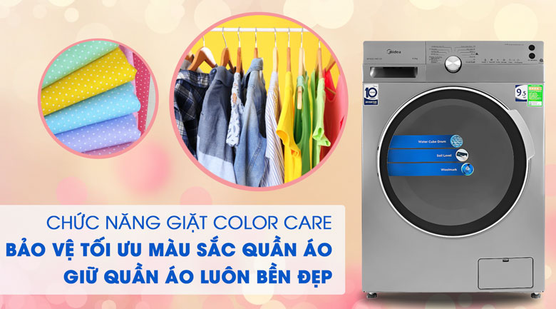 Máy giặt Midea Inverter 9.5 Kg MFK95-1401SK