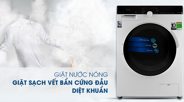 Máy giặt Midea Inverter 9.5 Kg MFK95-1401WK