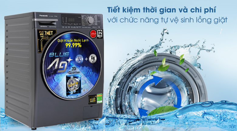 Máy giặt Panasonic Inverter 10.5 Kg NA-V105FX2BV