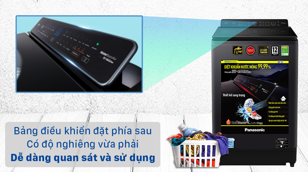 Máy giặt Panasonic Inverter 14 Kg NA-FD14V1BRV