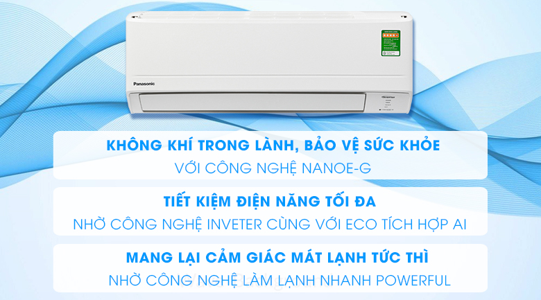 Máy lạnh Panasonic 1.0 HP CU/CS-PU9XKH-8M