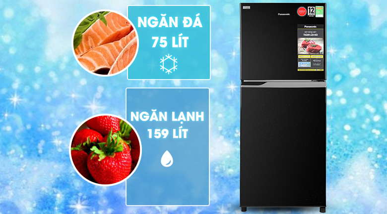 Tủ lạnh Panasonic Inverter 234 lít NR-BL263PKVN