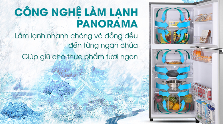 Tủ lạnh Panasonic Inverter 234 lít NR-BL26AVPVN