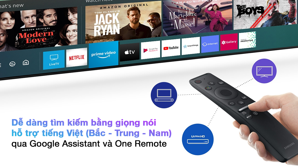 Smart Tivi QLED 4K 85 inch Samsung QA85Q70A