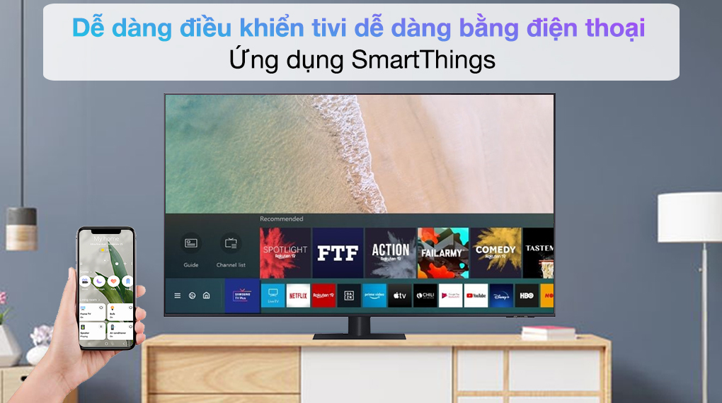 Smart Tivi QLED 4K 85 inch Samsung QA85Q70A