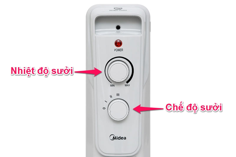 Quạt sưởi dầu Midea MH-O23-11A