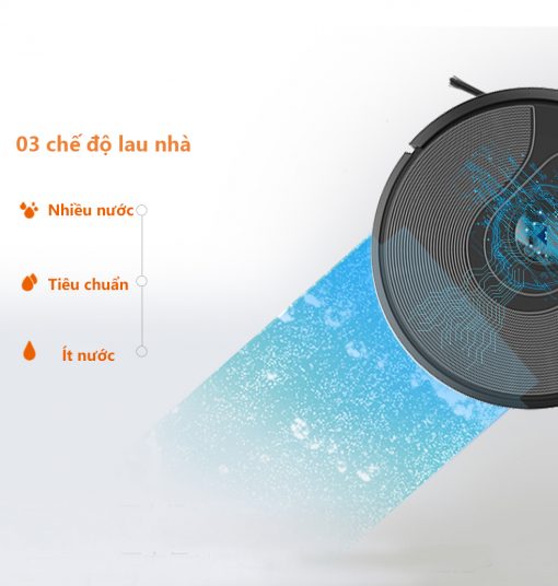 Robot hút bụi và lau nhà Rapido RR5