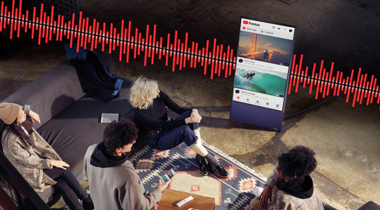 Smart Tivi Màn Hình Xoay The Sero QLED Samsung 4K 43 inch QA43LS05T