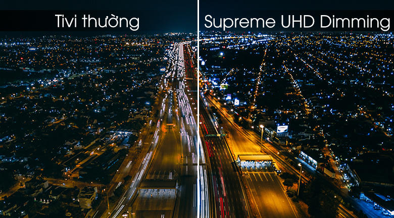 Công nghệ Supreme UHD Dimming trên QA49Q65 