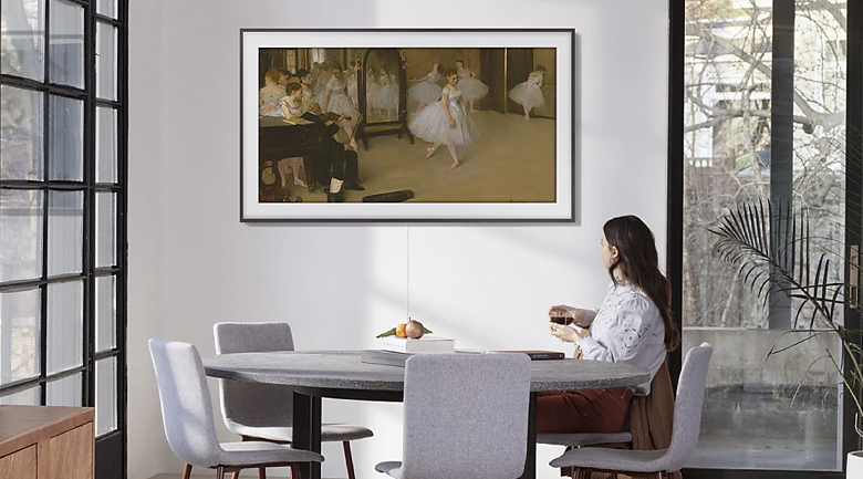 Smart Tivi Khung Tranh The Frame QLED Samsung 4K 55 inch QA55LS03T