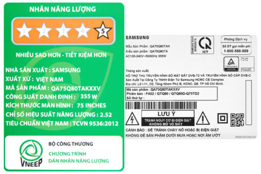 Tivi Samsung 4k QA75Q80T Smart  75 inch